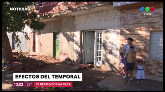 Temporal devastador en Santa Rosa de Lima