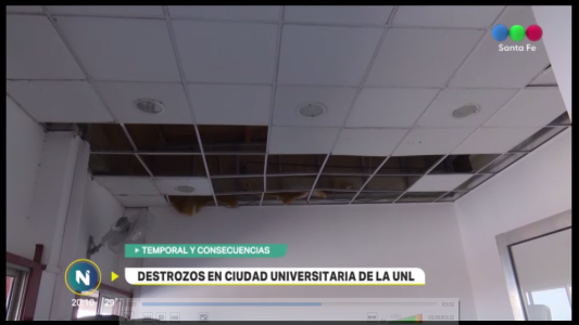 Temporal y destrozos en Ciudad Universitaria