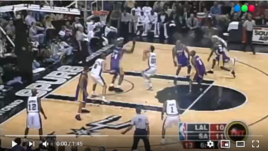 Homenaje a Manu Ginobili de Telefe Bahía Blanca