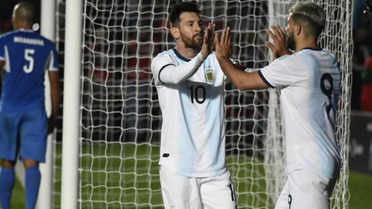 Argentina goleó a Nicaragua con dos gritos de Messi