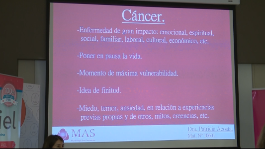 Jornadas sobre prevención del cáncer de mama en nustra ciudad