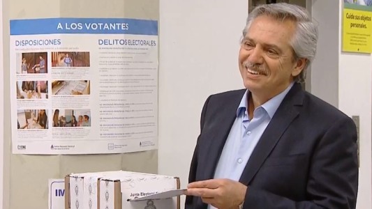 Votó Alberto Fernández: "Se terminó el ´nosotros´y y el ´ellos´"
