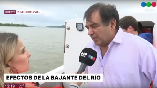 Aclaran que el Túnel subfluvial no corre riesgo por la bajante