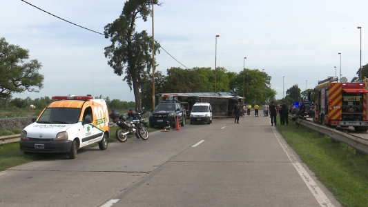 Una joven internada en el Cullen tras el vuelco del colectivo