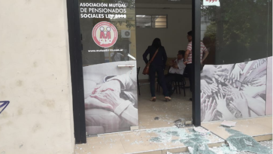 Violento robo en la oficina de la mutual 5110 de Santo Tomé