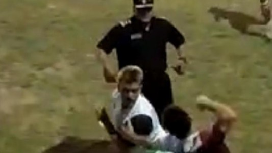 Batalla campal en un partido de fútbol en la ciudad de San Cristóbal