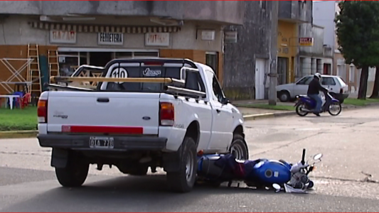 El 80% de los accidentes de tránsito son protagonizados por motociclistas