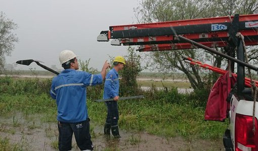 La EPE trabaja para normalizar el servicio eléctrico en diferentes puntos de la ciudad