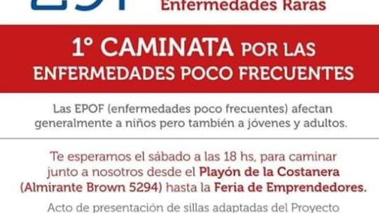 1° caminata por las enfermedades poco frecuentes