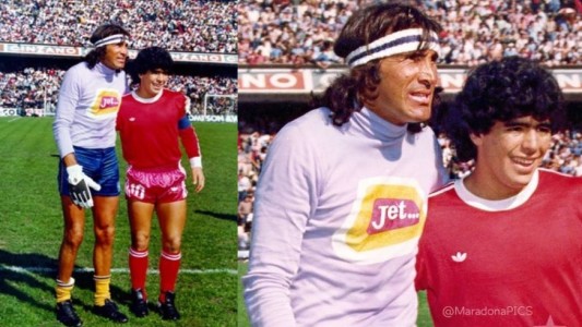 Maradona le envió un mensaje a Gatti, internado en Madrid por coronavirus