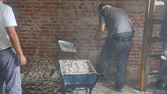 Trabajan en el reacondicionamiento de la cárcel de Las Flores