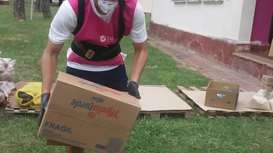 Banco de Alimentos: "Con todas las medidas de profilaxis pudimos entregar 1800 kilos de alimentos"
