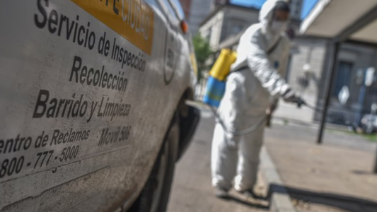 La Municipalidad realiza trabajos de limpieza y desinfección en la ciudad