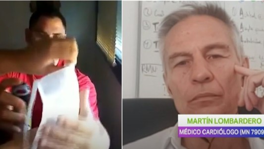 Tras prueba en redes de supuesta ineficacia de barbijos caseros, médico aconsejó: "Si vas a salir, tapate la boca"