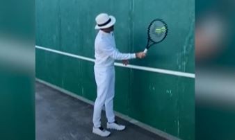 El desafío viral de Roger Federer: Novak Djokovic levantó la toalla