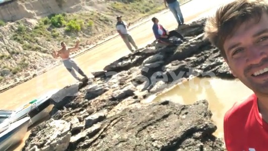 VIDEO: un grupo de amigos violó la cuarentena y se fue a pasar el día al río Paraná