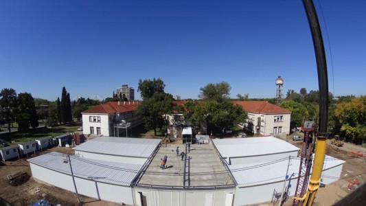 A fin de mes estará terminado el hospital de Granadero Baigorria