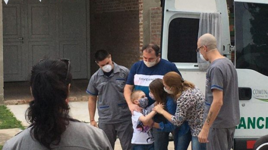 Emotiva vuelta a casa de Ciro: lo recibieron con enorme alegría en Franck