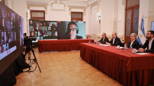 Perotti mantuvo encuentros de trabajo con instituciones de comercio y acción social