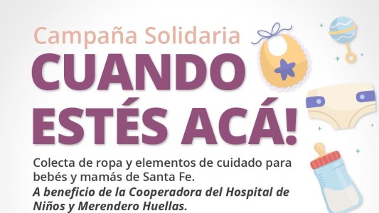 “Cuando estés acá”: Demos lanza campaña solidaria para bebés y mamás de Santa Fe