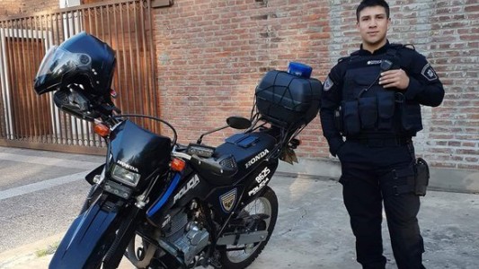 Está en grave estado un policía que sufrió un accidente en Avenida Alem