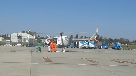 Intensa actividad en el Aeropuerto Rosario acompañando al sistema sanitario