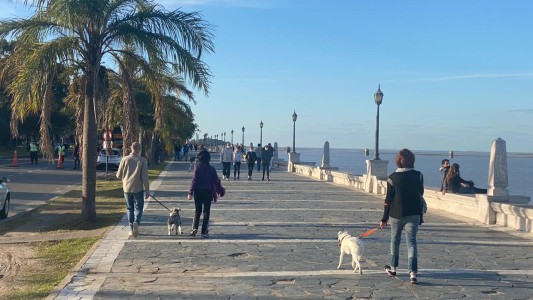 Brusco cambio: Por la tarde la Costanera fue elegida para salidas recreativas
