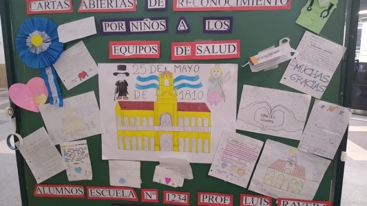 Historias de cuarentena: emotivas cartas de alumnos de una escuela a trabajadores del Cullen