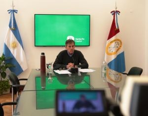 Jatón participó de una videoconferencia con representantes de la ONU