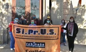 A partir de las 10 quedan desafectados los empleados nucleados en SIPRUS