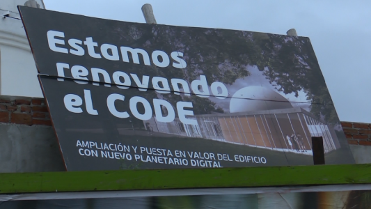 Lejos del sueño del Planetario, la obra del CODE lleva más de dos años paralizada