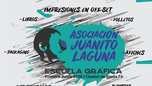 Juanito Laguna: una ONG dedicada a la contención que necesita poner a trabajar la imprenta
