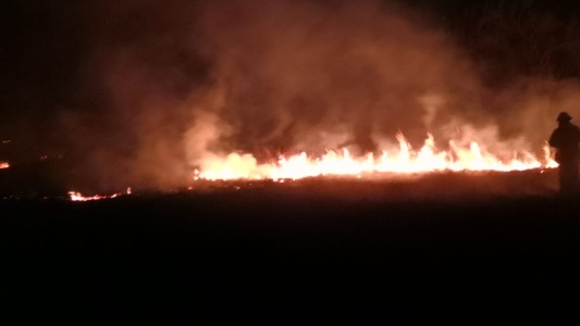 El intendente Emilio Jatón presentó una denuncia formal por la quema de pastizales