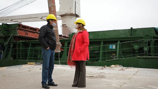 Frana: "Que en 20 días tengamos el 3° embarque, habla de una reactivación portuaria no vista hace décadas"