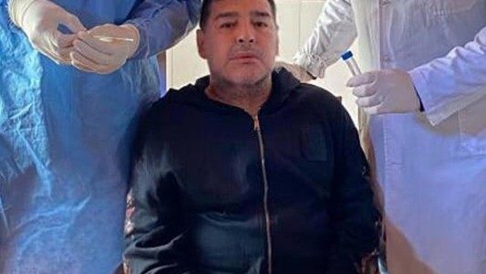 Maradona dio negativo en el hisopado realizado