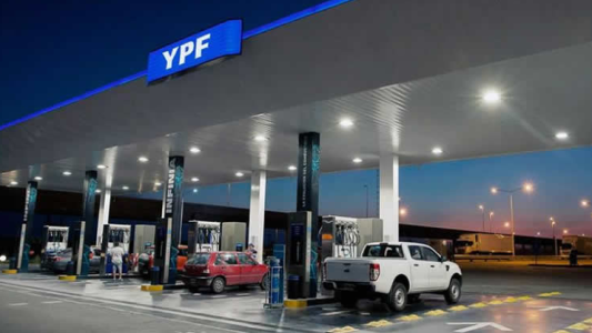 YPF aumenta los combustibles un 4,5% promedio