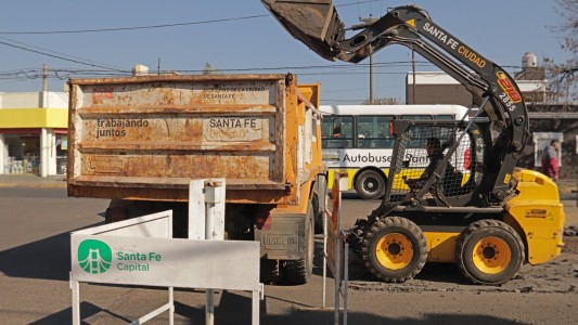 La Municipalidad de Santa Fe prosigue con el plan de bacheo, ahora en Aristóbulo del Valle