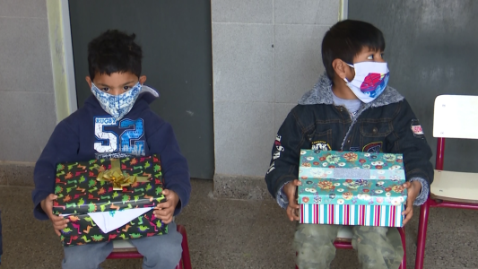 Desayuno feliz en el mes de la niñez: la solidaridad dio sus frutos y los chicos, agradecidos