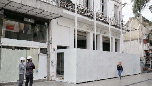 Avanzan las tareas de refacción del Museo Municipal de Artes Visuales