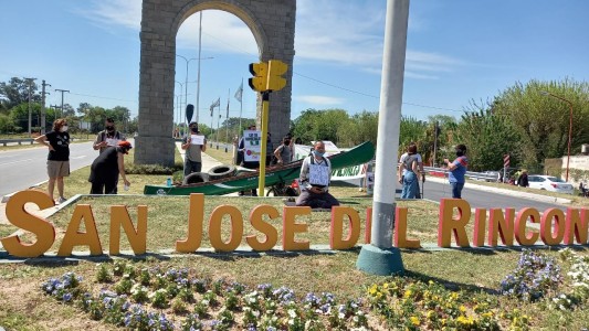 Manifestantes se reunieron en Ruta 1 y volvieron a pedir por la Ley de Humedales
