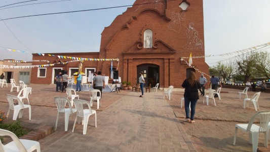 Monte Vera celebró las fiestas patronales con una “auto-procesión”