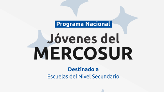 Escuelas Secundarias santafesinas participarán del Programa Jóvenes del Mercosur