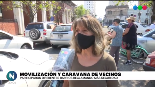 Los vecinos de Barrio Roma protestaron contra la inseguridad