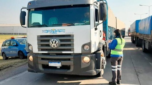 La CNRT retuvo dos camiones en Santa Fe