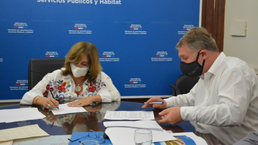 Firman convenio con Nación para desarrollar el Plan Circunvalar Ferroviario en Santa Fe y Rosario