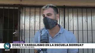 Robaron y destrozaron una escuela por tercera vez en el mes