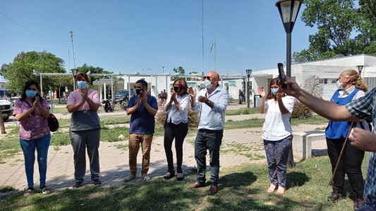“Plata o plomo”: el mensaje que motivó el abrazo simbólico al Samco de Santo Tomé