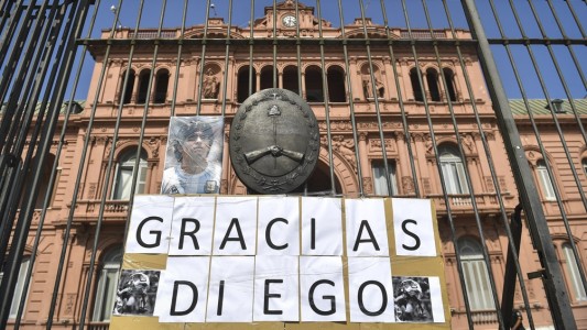 Comenzó el velatorio de Diego Maradona en la Casa Rosada