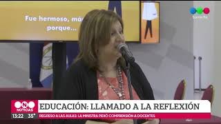 Cantero: “Llamamos a los docentes a la reflexión”
