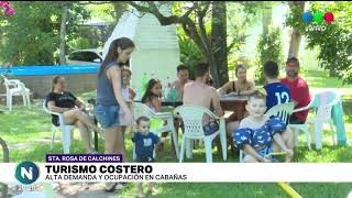 Alta demanda y ocupación en cabañas de la costa